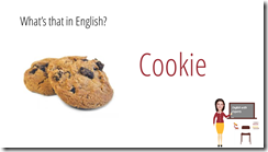 cookie in english sweets vocabulary