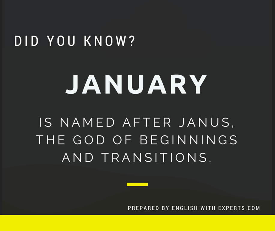 Что означает January? What does January mean? English with Experts